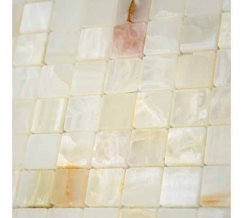 Мозаика Caramelle mosaic Pietrine 7 мм Onice Jade Bianco POL 29,8x29,8 см