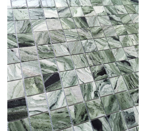 Мозаика Caramelle mosaic Pietrine 7 мм Onice Verde oliva POL 30,5x30,5 см