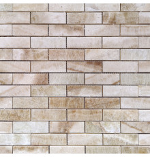 Мозаика Caramelle mosaic Pietrine 7 мм Onice legno chiaro POL 29,8x29,8 см