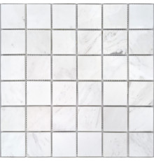 Мозаика Caramelle mosaic Pietrine 7 мм Dolomiti bianco MAT 30,5x30,5 см