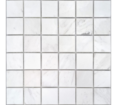 Мозаика Caramelle mosaic Pietrine 7 мм Dolomiti bianco MAT 30,5x30,5 см