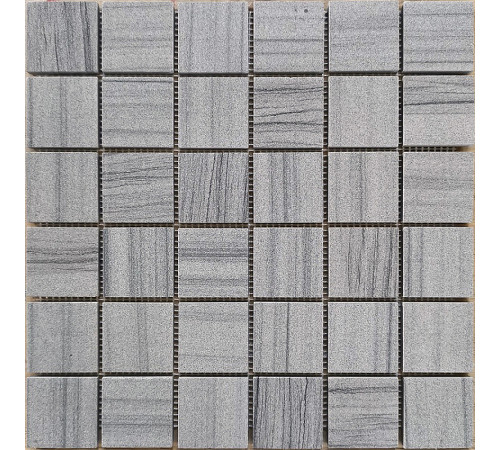 Мозаика Caramelle mosaic Pietrine 7 мм Marmara grey POL 30,5x30,5 см