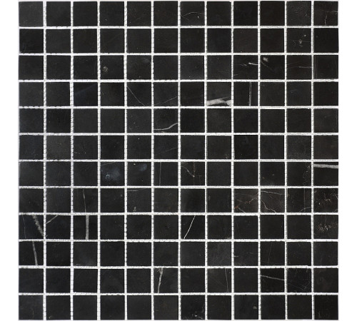 Мозаика Caramelle mosaic Pietrine 7 мм Nero oriente POL 29,8x29,8 см