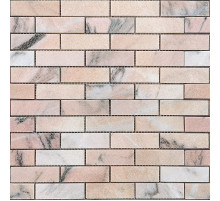 Мозаика Caramelle mosaic Pietrine 7 мм Rosa Salmone POL 29,8x29,8 см