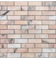 Мозаика Caramelle mosaic Pietrine 7 мм Rosa Salmone POL 29,8x29,8 см