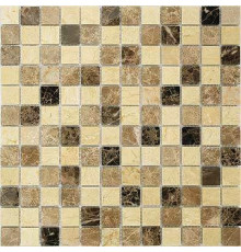 Мозаика Caramelle mosaic Pietrine 7 мм Pietra Mix 1 POL 30,5x30,5 см