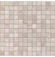 Мозаика Caramelle mosaic Pietrine 7 мм Travertino Beige MAT 29,8x29,8 см