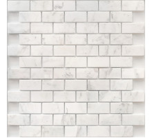 Мозаика Caramelle mosaic Pietrine 7 мм Dolomiti bianco POL 29,8x29,8 см