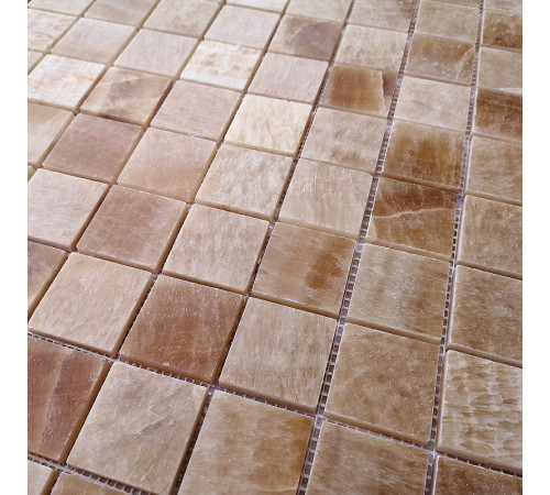 Мозаика Caramelle mosaic Pietrine 7 мм Onice legno POL 30,5x30,5 см