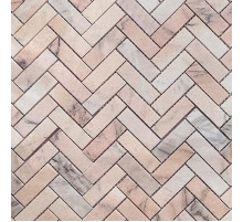Мозаика Caramelle mosaic Pietrine 7 мм Rosa Salmone POL fish 28,2x31,7 см