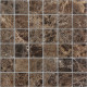 Мозаика Caramelle mosaic Pietrine 7 мм Emperador Dark MAT 30,5x30,5 см