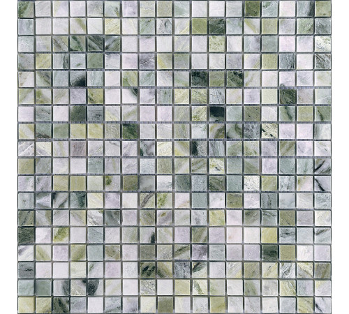 Мозаика Caramelle mosaic Pietrine 7 мм Onice Verde oliva POL 30,5x30,5 см