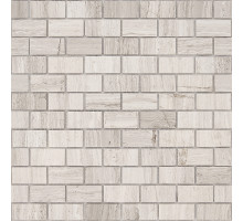 Мозаика Caramelle mosaic Pietrine 7 мм Travertino Silver POL 29,8x29,8 см