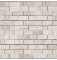 Мозаика Caramelle mosaic Pietrine 7 мм Travertino Silver POL 29,8x29,8 см