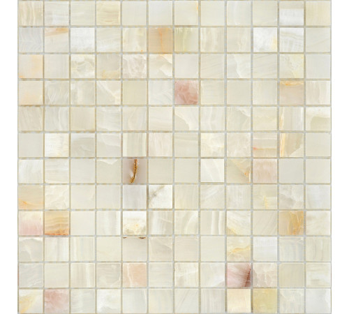 Мозаика Caramelle mosaic Pietrine 7 мм Onice Jade Bianco POL 29,8x29,8 см