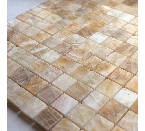 Мозаика Caramelle mosaic Pietrine 7 мм Onice beige POL 29,8x29,8 см