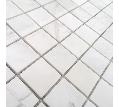 Мозаика Caramelle mosaic Pietrine 7 мм Dolomiti bianco POL 30,5x30,5 см