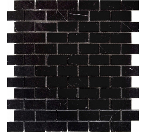 Мозаика Caramelle mosaic Pietrine 7 мм Nero oriente POL 29,8x29,8 см