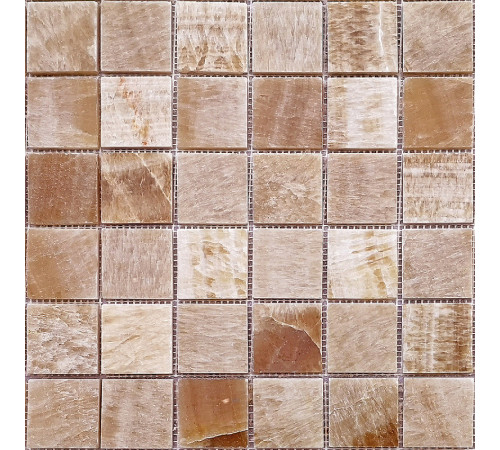 Мозаика Caramelle mosaic Pietrine 7 мм Onice legno POL 30,5x30,5 см