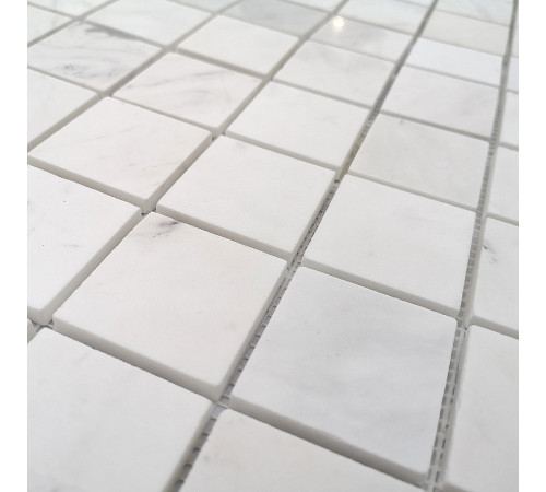 Мозаика Caramelle mosaic Pietrine 7 мм Dolomiti bianco MAT 30,5x30,5 см