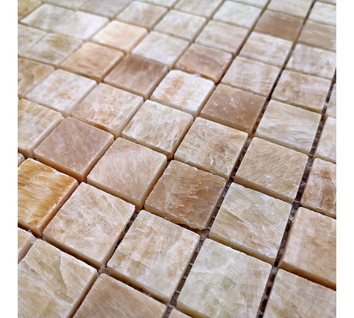 Мозаика Caramelle mosaic Pietrine 7 мм Onice legno POL 29,8x29,8 см