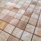 Мозаика Caramelle mosaic Pietrine 7 мм Onice legno POL 29,8x29,8 см