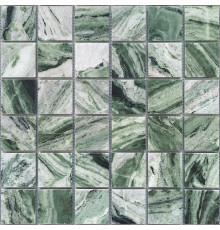 Мозаика Caramelle mosaic Pietrine 7 мм Onice Verde oliva POL 30,5x30,5 см