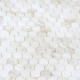 Мозаика Caramelle mosaic Pietrine Hexagonal Dolomiti bianco MAT hex 28,5x30,5 см