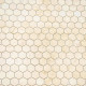 Мозаика Caramelle mosaic Pietrine Hexagonal Botticino MAT hex 28,5x30,5 см