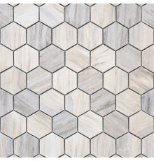 Мозаика Caramelle mosaic Pietrine Hexagonal Nuvola rosato POL hex 28,9x29,2 см