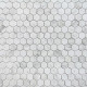 Мозаика Caramelle mosaic Pietrine Hexagonal Dolomiti bianco POL hex 28,9x29,2 см