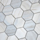 Мозаика Caramelle mosaic Pietrine Hexagonal Nuvola rosato POL hex 28,9x29,2 см