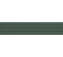 Керамическая плитка DNA Tiles Plinto Out Green Matt 78803299 настенная 10,7х54,2 см