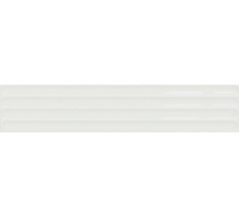 Керамическая плитка DNA Tiles Plinto In White Gloss 78803287 настенная 10,7х54,2 см