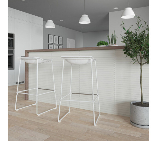 Керамическая плитка DNA Tiles Plinto In White Matt 78803292 настенная 10,7х54,2 см