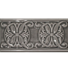 Керамический бордюр Cevica Plus Classic 10 Basalt 7x15 см