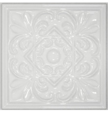 Керамический декор Cevica Plus Classic 1 White Zinc 15x15 см