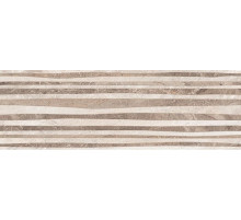 Керамическая плитка Laparet Polaris серый рельеф настенная 17-10-06-493 20х60 см