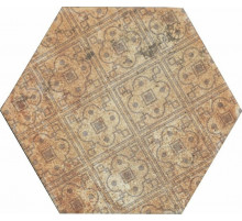 Керамогранит Monopole Ceramica Pompeia Decor Marron 20х24 см