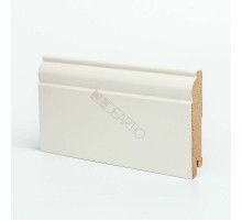 Плинтуса Deartio Премиум  U 104-100 RAL 9010 Кремовый МДФ 2050х100х16 мм
