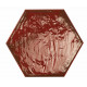 Керамогранит Prissmacer Rain Bordeaux Hex 78803263 19,8х22,8 см