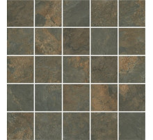 Керамический декор Kerama Marazzi Рамбла коричневый мозаичный MM12132 25х25 см