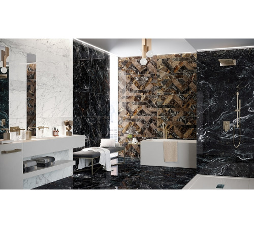 Керамогранит Naxos Ceramica Rhapsody Dark Wave Levigato Rettificato 117463 60x60 см