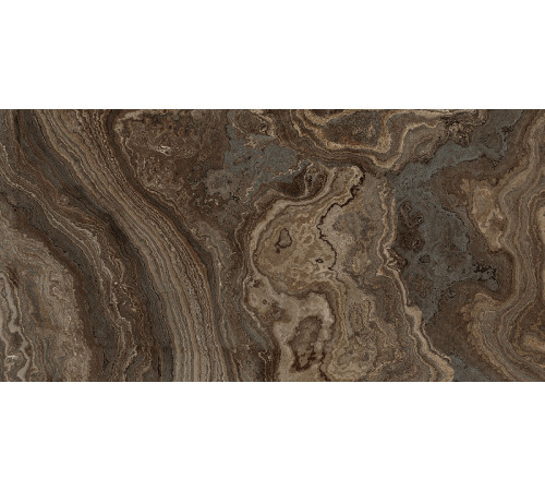 Керамогранит Naxos Ceramica Rhapsody Brown Wave Levigato Rettificato 117425 60x120 см