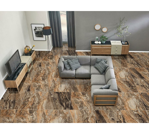 Керамогранит Primavera Richter Brown High Glossy GR204 60x120 см