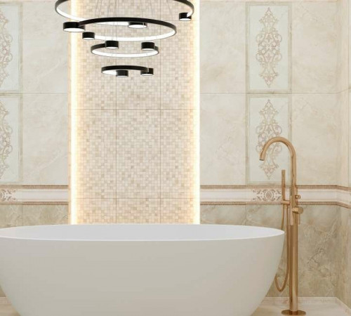 Керамический бордюр Eurotile (Rus) Rimini 481 12,5х30 см