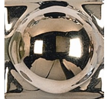 Керамическая вставка Adex Rombos Taco Esfera Oro 2х2 см