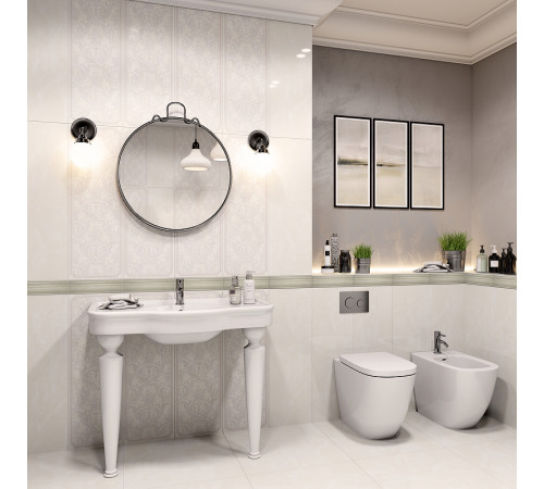 Керамогранит Gracia Ceramica Saphie white PG 01 60x60 см