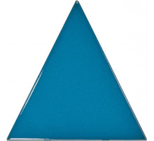 Керамическая плитка Equipe Scale Triangolo Electric Blue 23822 настенная 10,8х12,4 см