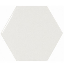 Керамическая плитка Equipe Scale Hexagon White настенная 10,7х12,4 см